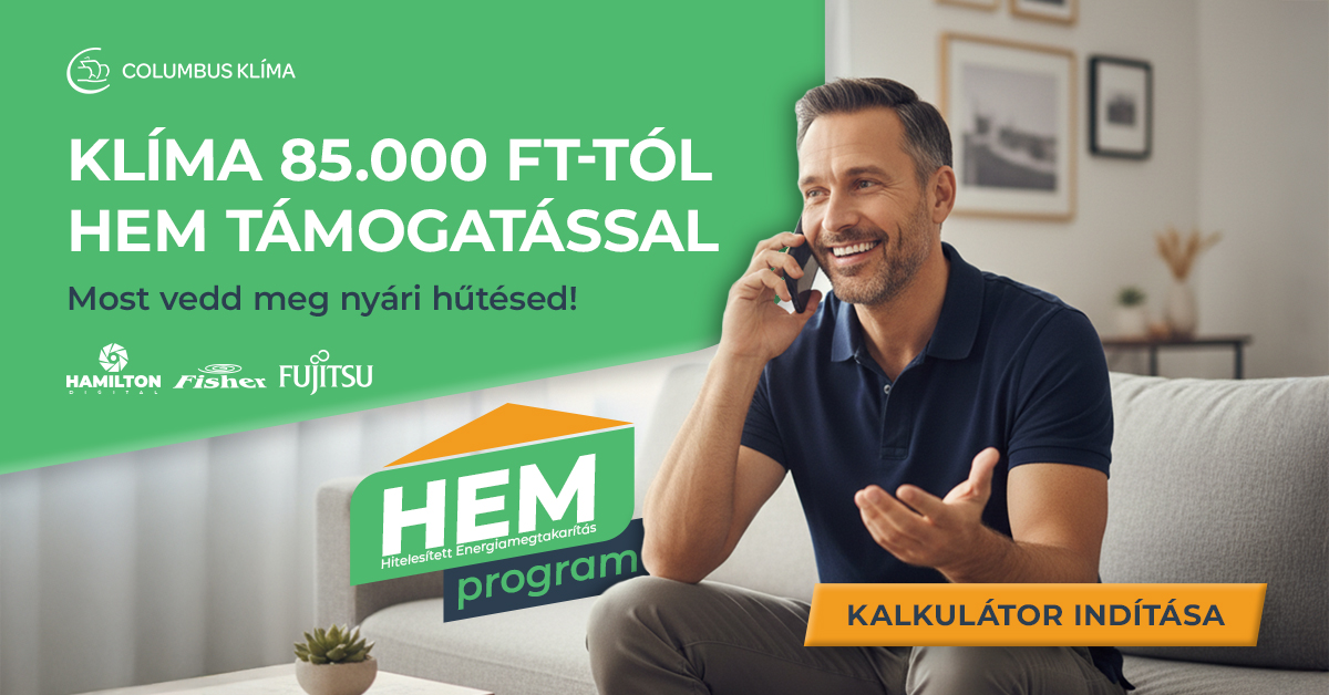 Klíma HEM Támogatással